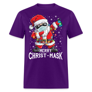 Merry Christmask shirt Ugly Xmas Sweater Christmas Toilet Paper T-shirt S-6XL - purple