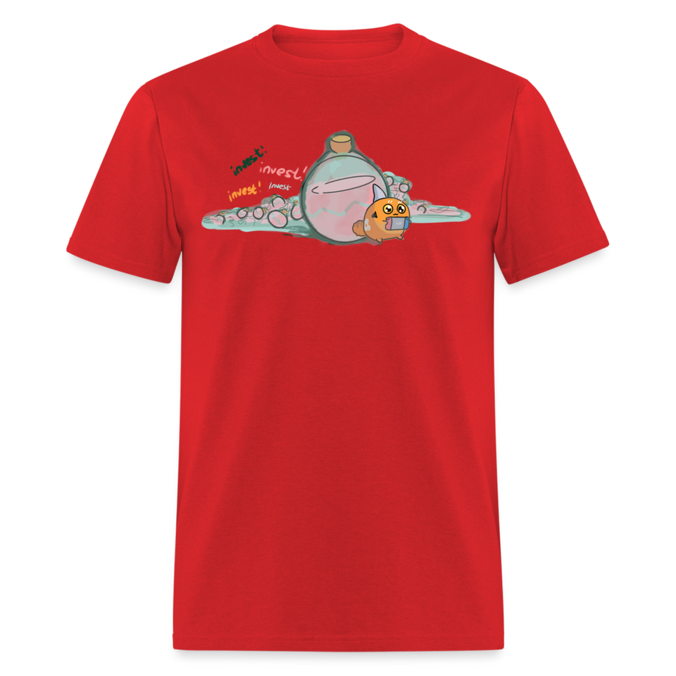 Axie shirt SLP to the moon Tshirt Cute Axie Gift Axie AltCoin T-Shirt - red