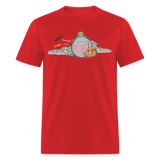 Axie shirt SLP to the moon Tshirt Cute Axie Gift Axie AltCoin T-Shirt - red
