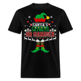 Santa's Favorite HR Manager Elf shirt Christmas human resources T-Shirt - black
