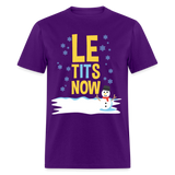 Le tItS now shirt Funny Ugly Christmas Party T shirt Xmas Humor T-shirt S-6XL - purple