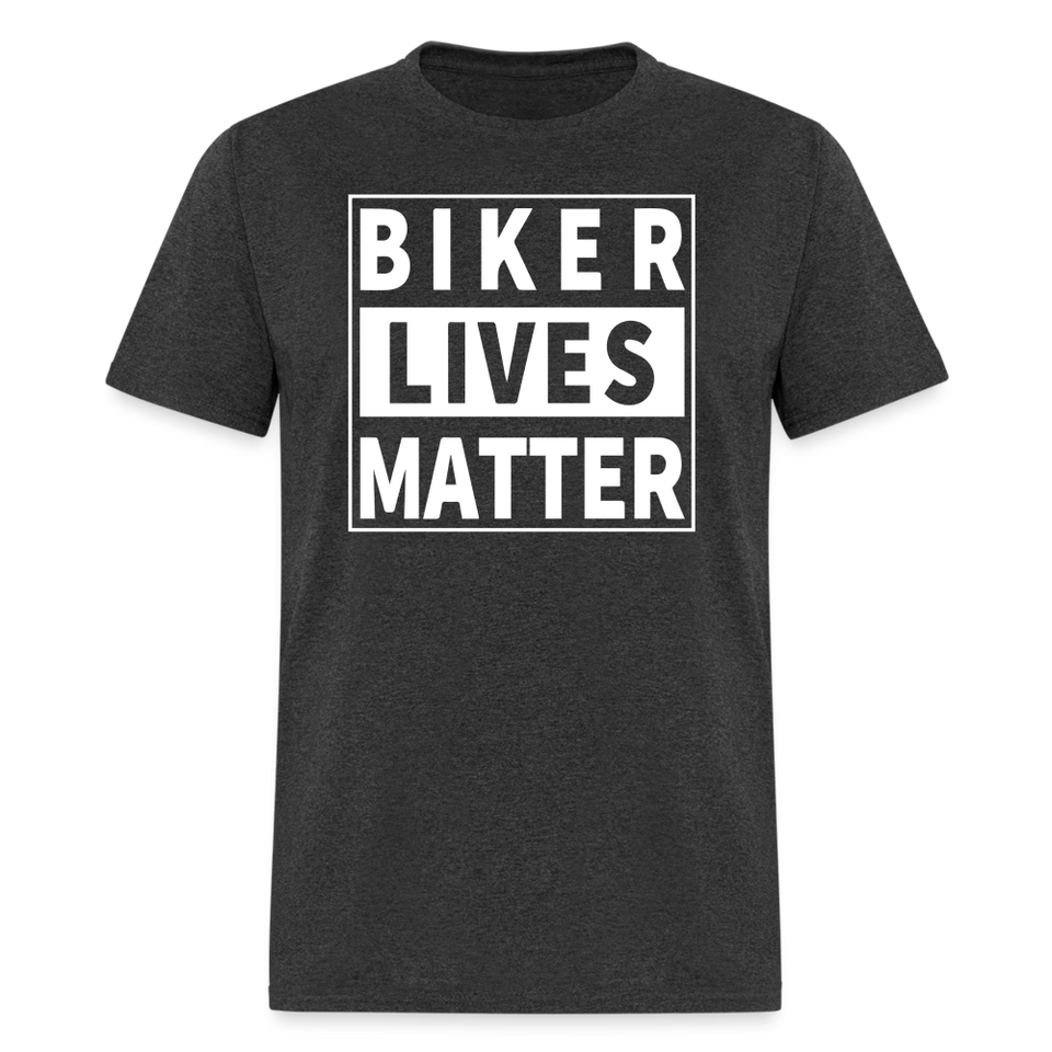 Biker Lives Matter Shirt Motorcycle Biker Rider t shirt Size S-6XL - heather black