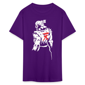 Classic Arcade shirt Video Game Retro Gamer Kung Fu Fighter Martial Arts T-Shirt - purple