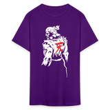 Classic Arcade shirt Video Game Retro Gamer Kung Fu Fighter Martial Arts T-Shirt - purple
