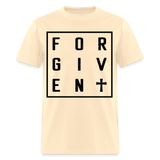 Forgiven shirt Catholic Religious Cross Jesus Faith T-Shirt size S-6XL - natural