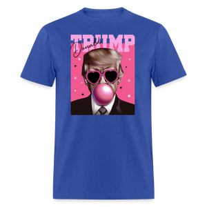 Trump Pink Bubblegum Funny T-Shirt - royal blue