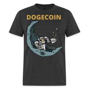 Dogecoin To the Moon Miner shirt Doge Mining HODL Crypto T-Shirt Size S-6XL - heather black