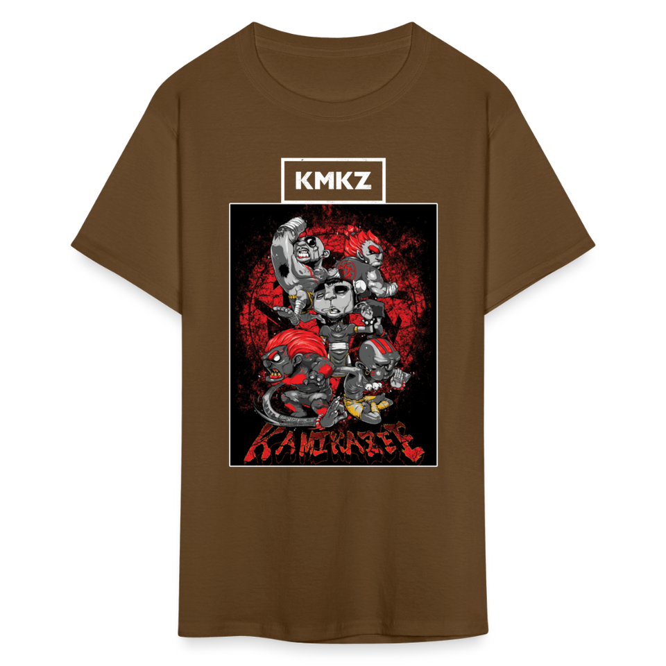 Kamikazee shirt KMKZ Pinoy Tshirt Support OPM Band T-Shirt Size S-6XL - brown