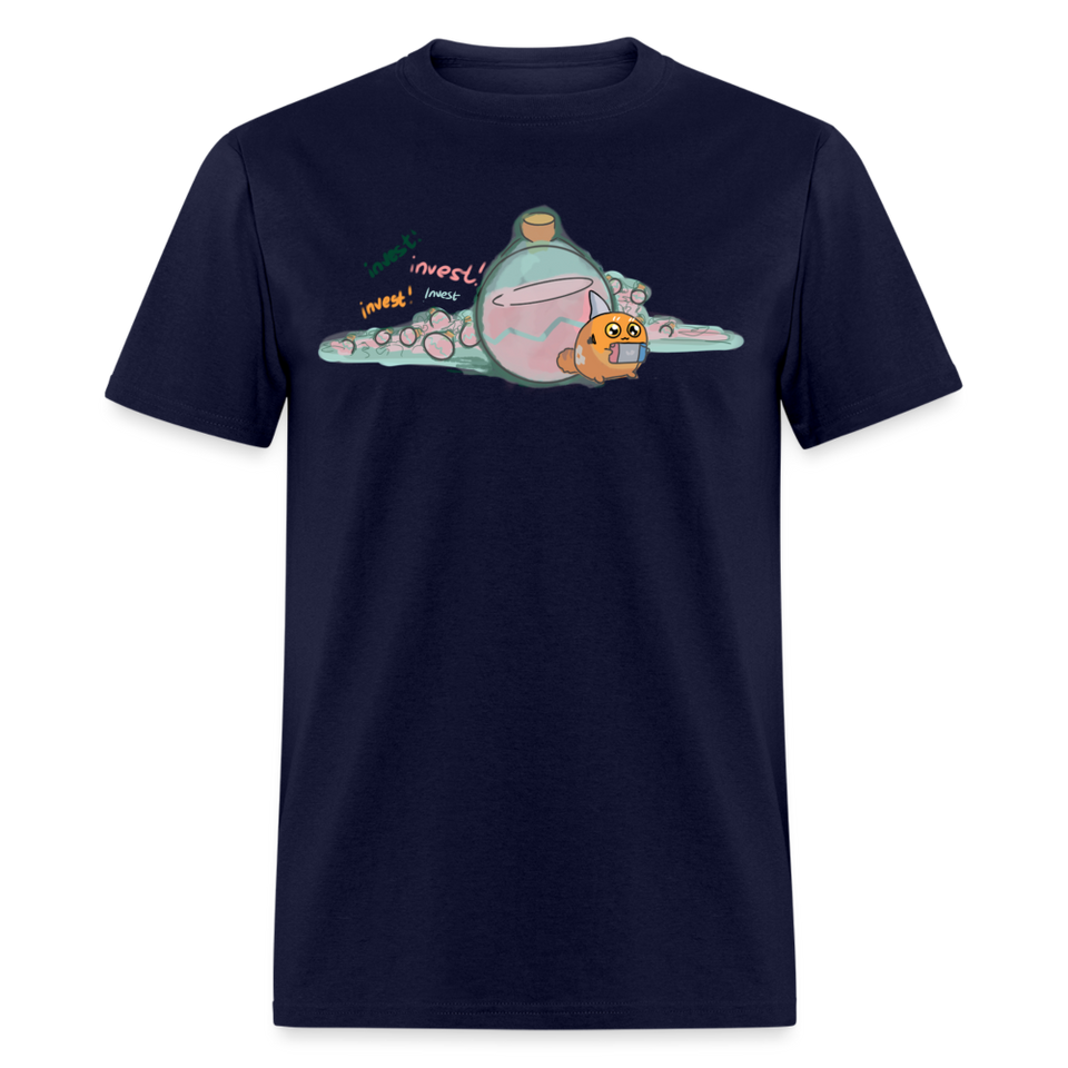 Axie shirt SLP to the moon Tshirt Cute Axie Gift Axie AltCoin T-Shirt - navy
