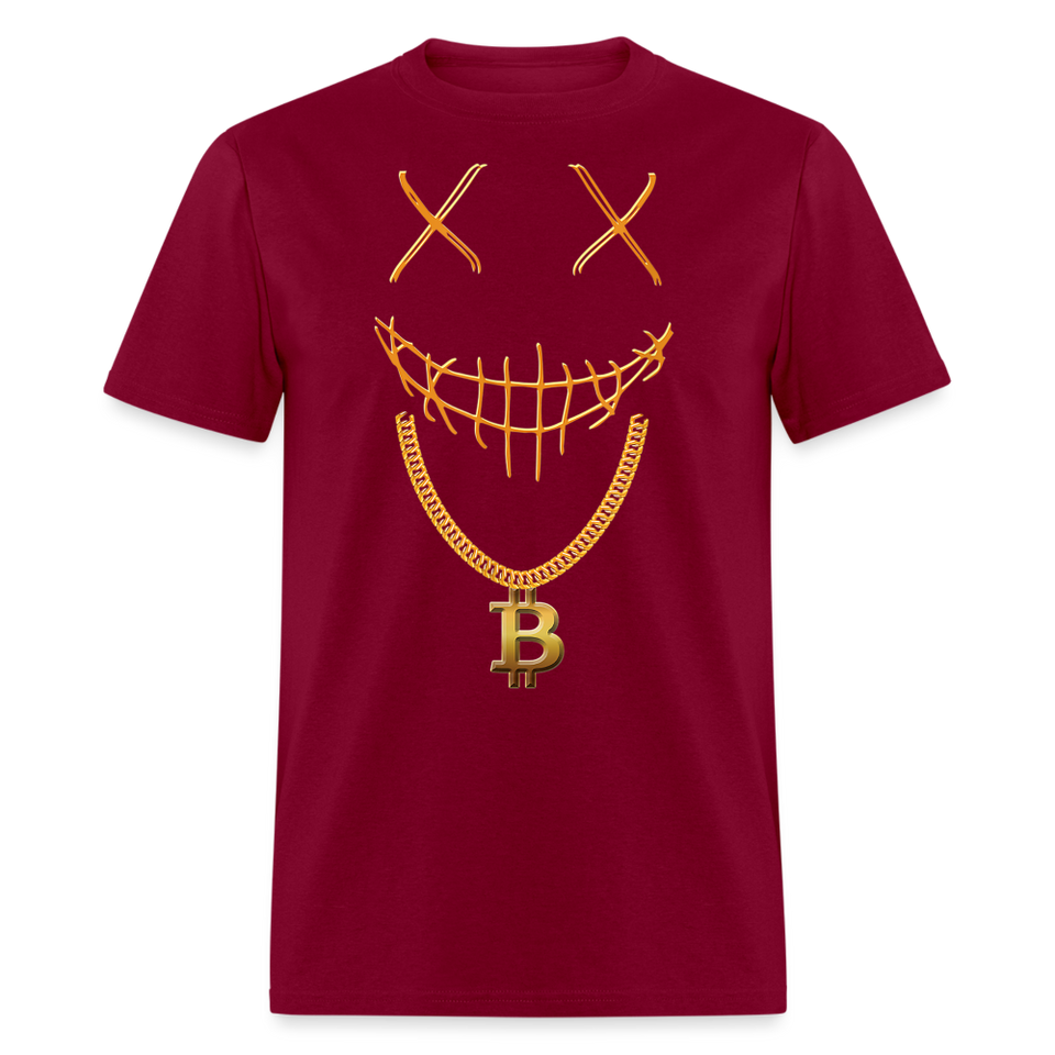Bitcoin Crypto shirt Cryptocurrency BTC T-Shirt Size S-6XL - burgundy