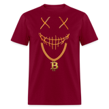 Bitcoin Crypto shirt Cryptocurrency BTC T-Shirt Size S-6XL - burgundy