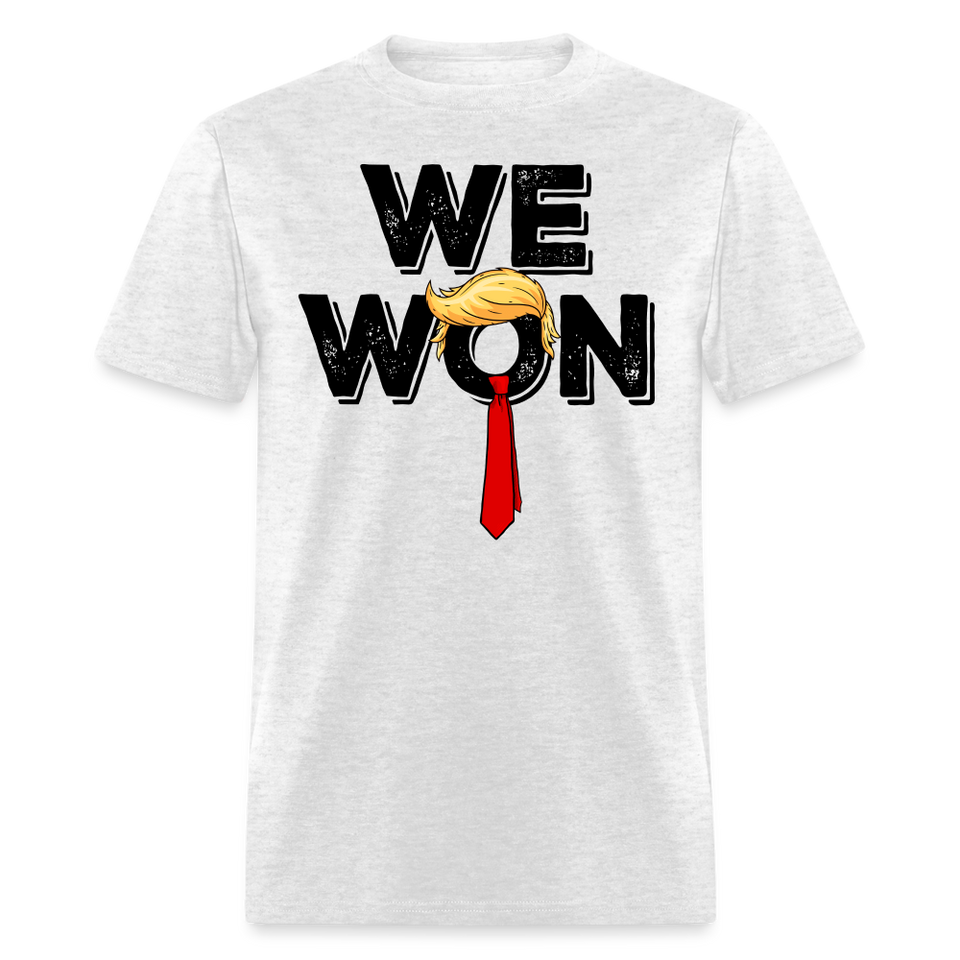 Trump Won Get Over It 2024 shirt Let that sink in T-Shirt size S-6XL - light heather gray