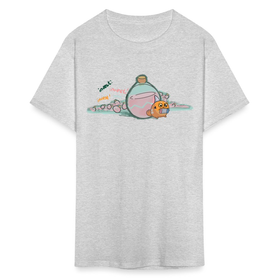 Axie shirt SLP to the moon Tshirt Cute Axie Gift Axie AltCoin T-Shirt - heather gray