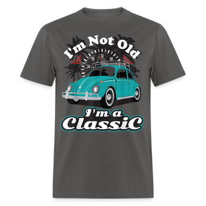 I'm Not Old I'm A Classic T Shirt Tee Classic Car Lover Vintage Car Gift T-shirt - charcoal