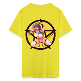 Anime Bondage BDSM shirt Manga Anime Waifu japanese Girl Ahegao T-Shirt - yellow