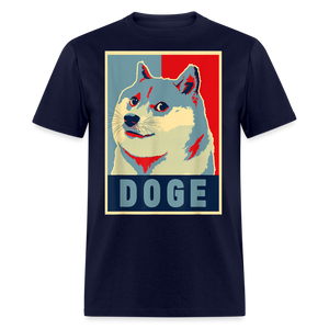 Dogecoin T Shirt Tee Wallstreetbets Doge Coin Crypto Bitcoin T-Shirt Size S-6XL - navy
