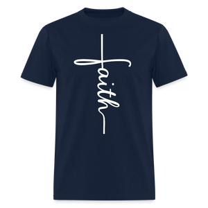 Stand in Faith Shirt - Cross Tee of Peace & Justice T-Shirt | Size S-6XL - navy