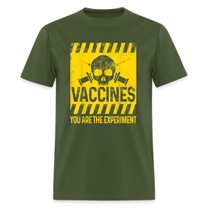 You are the experiment shirt My Body My Choice Vaccine Anti Vax T-Shirt S-6XL - military green