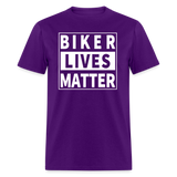 Biker Lives Matter Shirt Motorcycle Biker Rider t shirt Size S-6XL - purple