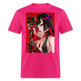 Anime Sexy Ecchi Girl shirt Samurai Waifu Japanese Aesthetic Otaku Kawaii TShirt - fuchsia