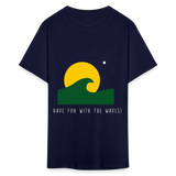 Have fun with the waves shirt Surfboard Surfing Summer T-Shirt Size S-6XL - navy
