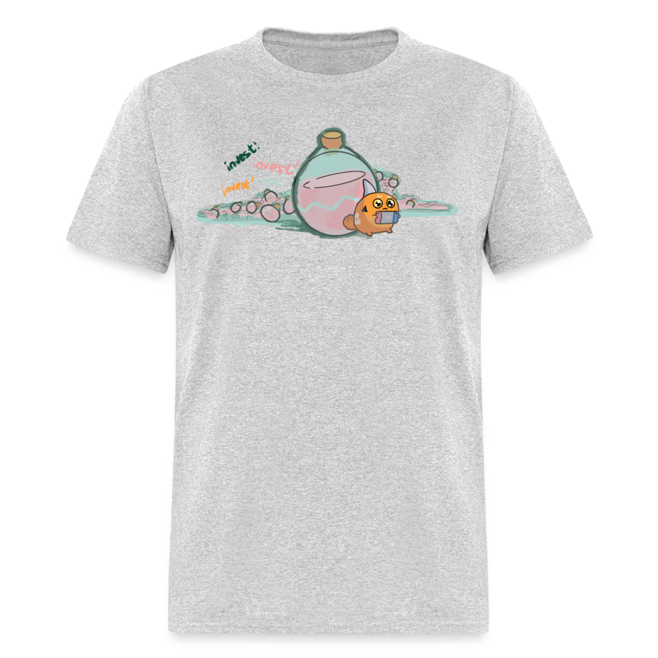 Axie shirt SLP to the moon Tshirt Cute Axie Gift Axie AltCoin T-Shirt - heather gray