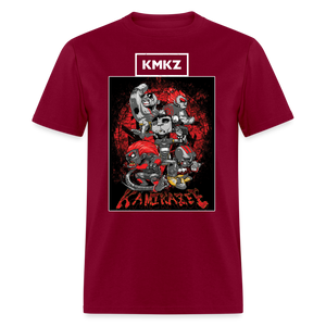 Kamikazee shirt KMKZ Pinoy Tshirt Support OPM Band T-Shirt Size S-6XL - burgundy