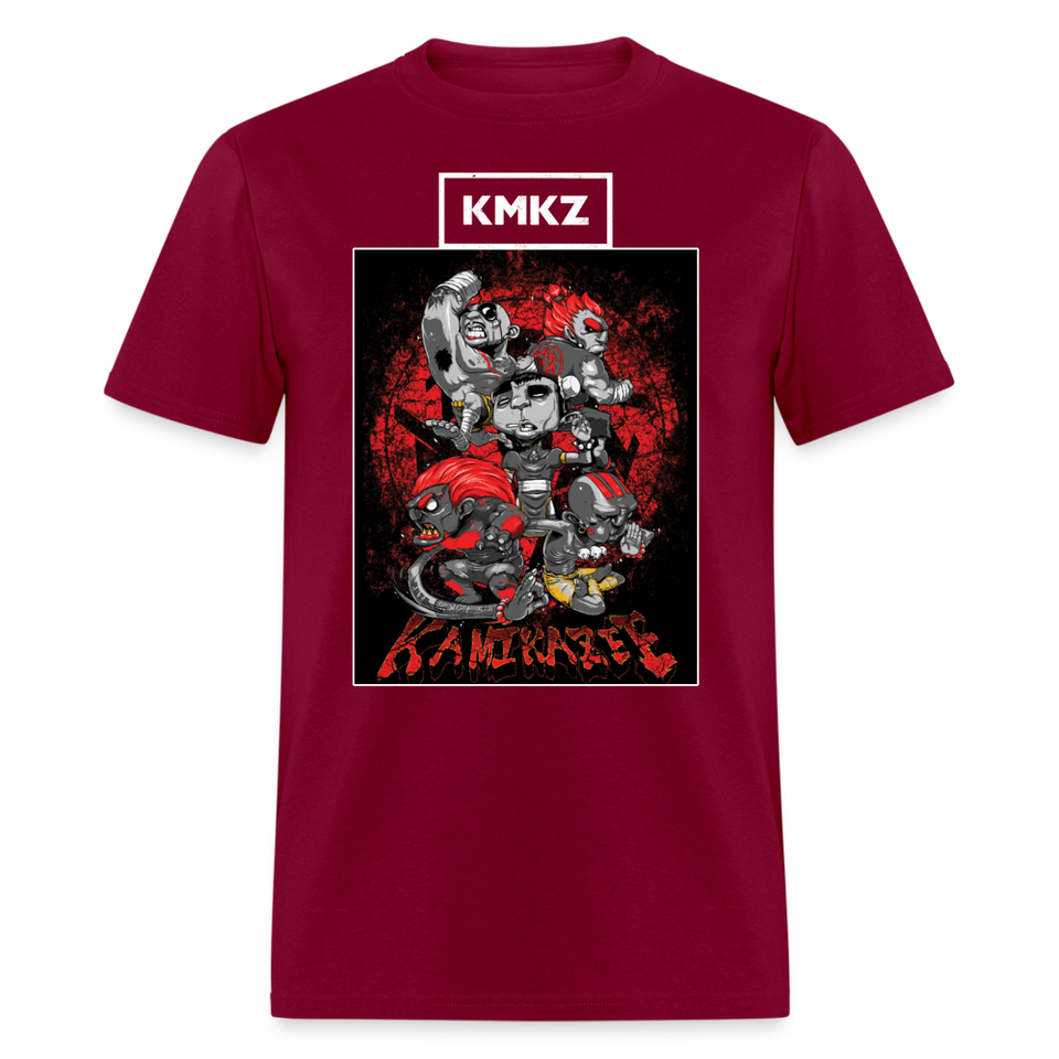 Kamikazee shirt KMKZ Pinoy Tshirt Support OPM Band T-Shirt Size S-6XL - burgundy