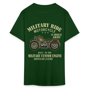 Military Bikers shirt Motorbike Motorcycling US Army USA T-Shirt size S-6XL - forest green