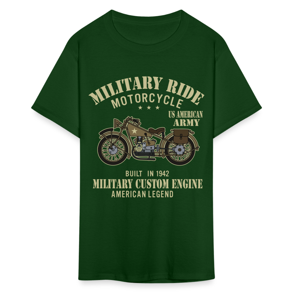 Military Bikers shirt Motorbike Motorcycling US Army USA T-Shirt size S-6XL - forest green