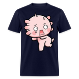 Cute Axolotl Lover Shirt Kawaii Pastel Goth Japan Anime Comic Lovely T-Shirt - navy