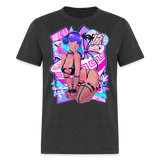 Pretty Anime Cute Demon shirt Sexy Devil Girl Ahegao Hentai Ecchi T-Shirt - heather black