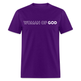 Woman of God shirt Catholic Religious T-Shirt size S-6XL - purple