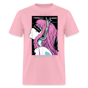Sexy Ecchi Girl shirt Vaporwave Crazy Waifu Lewd Anime Girl T-Shirt Size S-6XL - pink