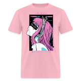 Sexy Ecchi Girl shirt Vaporwave Crazy Waifu Lewd Anime Girl T-Shirt Size S-6XL - pink