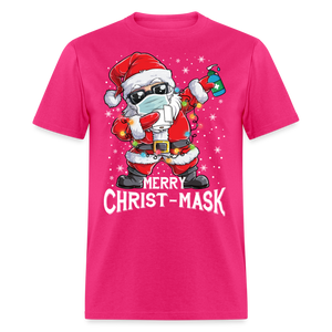 Merry Christmask shirt Ugly Xmas Sweater Christmas Toilet Paper T-shirt S-6XL - fuchsia