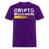 Crypto Millionaire Loading Shirt Funny BTC ETH XRP SafeMoon T-Shirt Size S-6XL - purple
