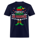 Santa's Favorite HR Manager Elf shirt Christmas human resources T-Shirt - navy