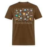 Bitcoin Blockchain shirt BTC ETH LTC XMR Altcoin Hodlers Crypto T-Shirt S-6XL - brown