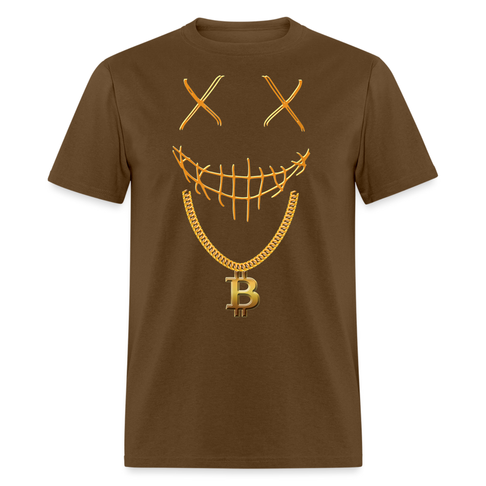 Bitcoin Crypto shirt Cryptocurrency BTC T-Shirt Size S-6XL - brown