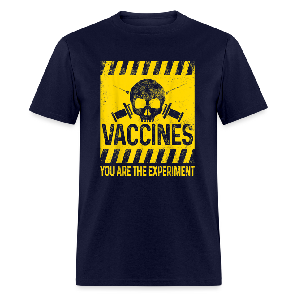 You are the experiment shirt My Body My Choice Vaccine Anti Vax T-Shirt S-6XL - navy