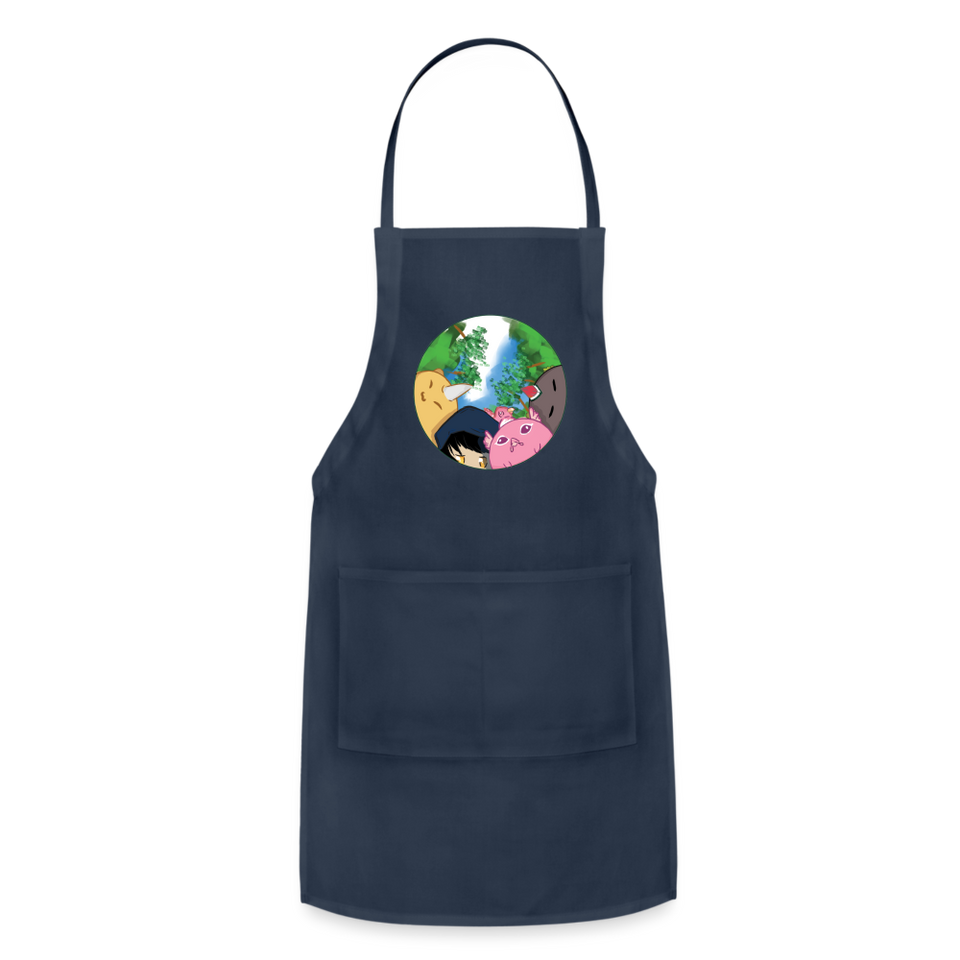 Axie Apron Cute Axie Gamers Gift Adjustable Apron - navy