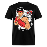Classic Arcade shirt Video Game Retro Gamer Kung Fu Fighter Martial Arts T-Shirt - black