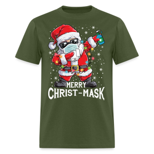 Merry Christmask shirt Ugly Xmas Sweater Christmas Toilet Paper T-shirt S-6XL - military green