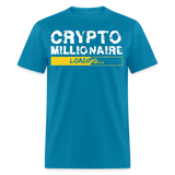 Crypto Millionaire Loading Shirt Funny BTC ETH XRP SafeMoon T-Shirt Size S-6XL - turquoise