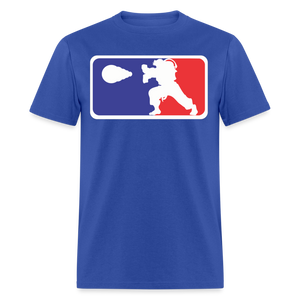 Classic Arcade shirt Video Game Retro Gamer Kung Fu Fighter Martial Arts T-Shirt - royal blue