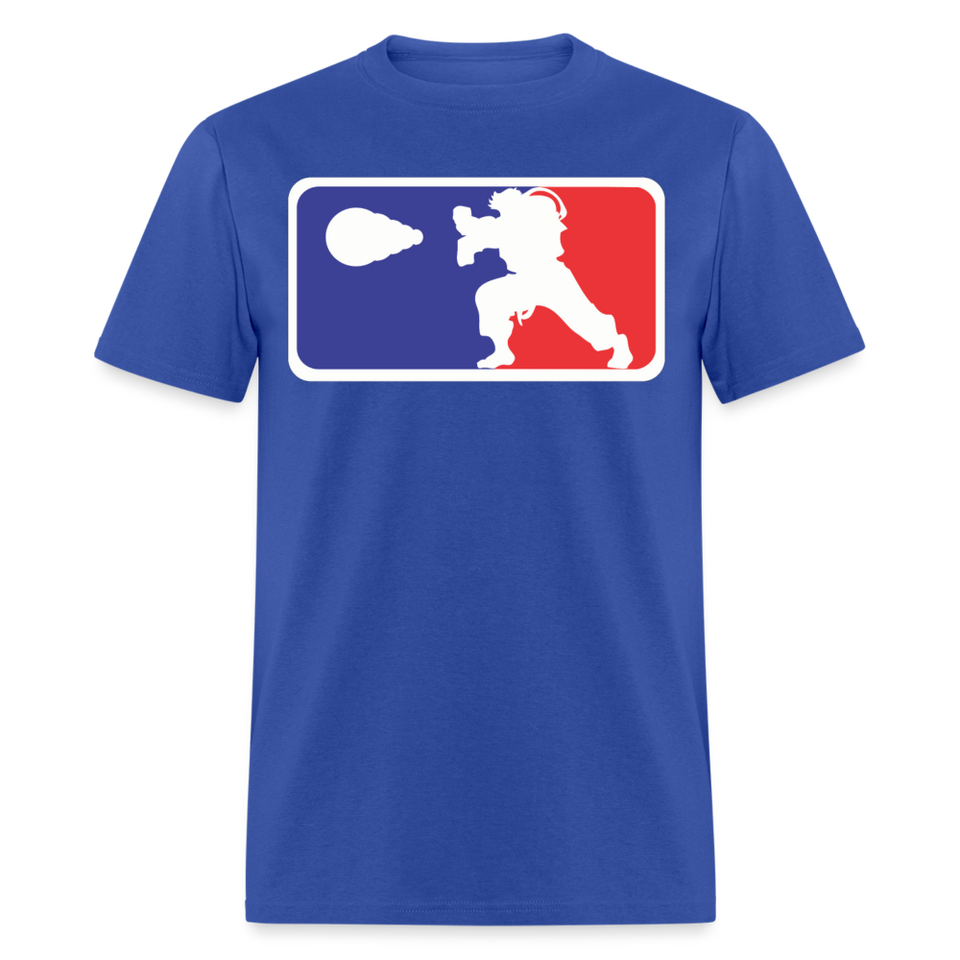 Classic Arcade shirt Video Game Retro Gamer Kung Fu Fighter Martial Arts T-Shirt - royal blue