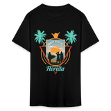 Enjoy Surfing Florida shirt Surfboard Surfing Ocean Sunset T-Shirt Size S-6XL - black