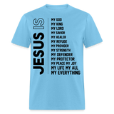 Jesus is my everything shirt Catholic Religious gift T-Shirt size S-6XL - aquatic blue