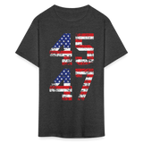 President Donald Trump 45 47 2024 shirt Vintage USA Flag Pro Trump Tee Gifts - heather black